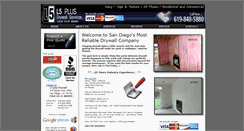 Desktop Screenshot of l5plusdrywall.com